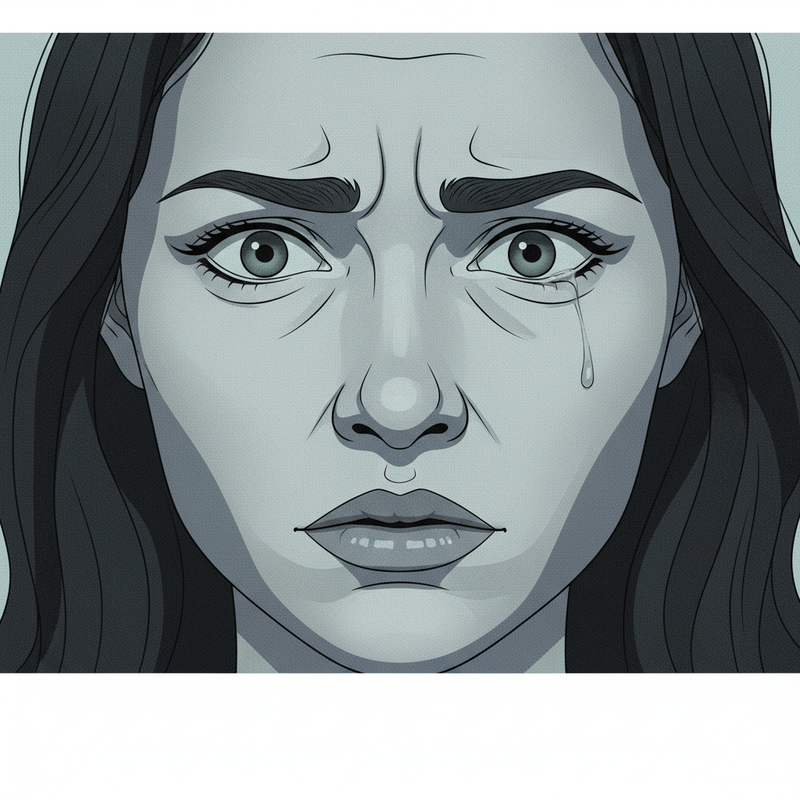 Close-up of Anna's face.