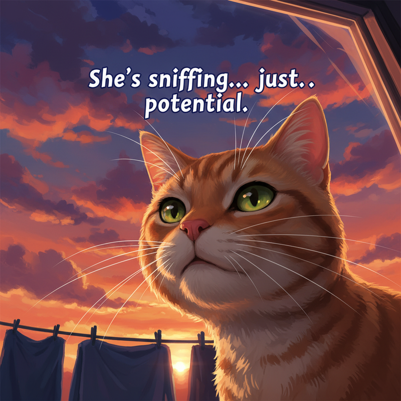 Close-up on Clementine (a ginger tabby cat) 's face.