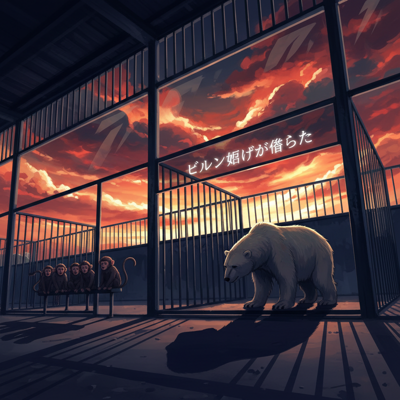 Inside the Zoo.