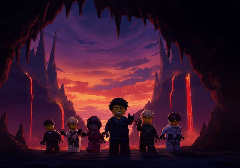 Wide shot of the Caves of Despair.