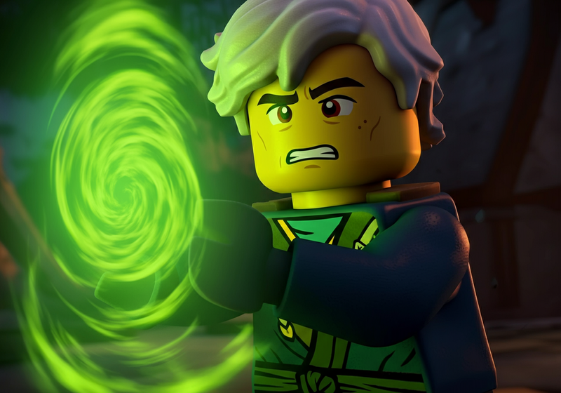 Close-up on Lloyd, face determined, gathering energy in his hands.