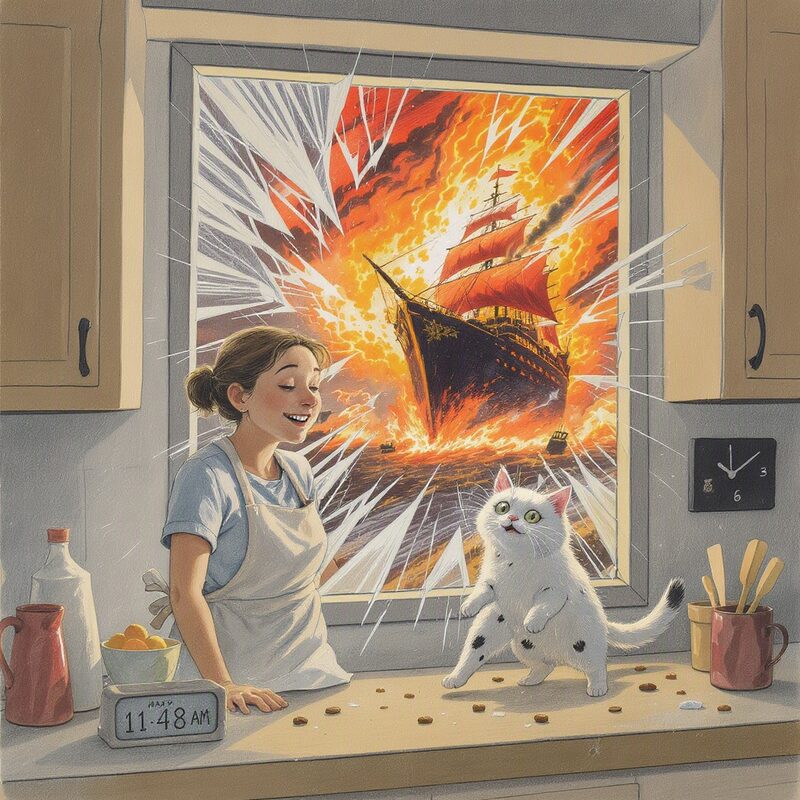 The world EXPLODES.
